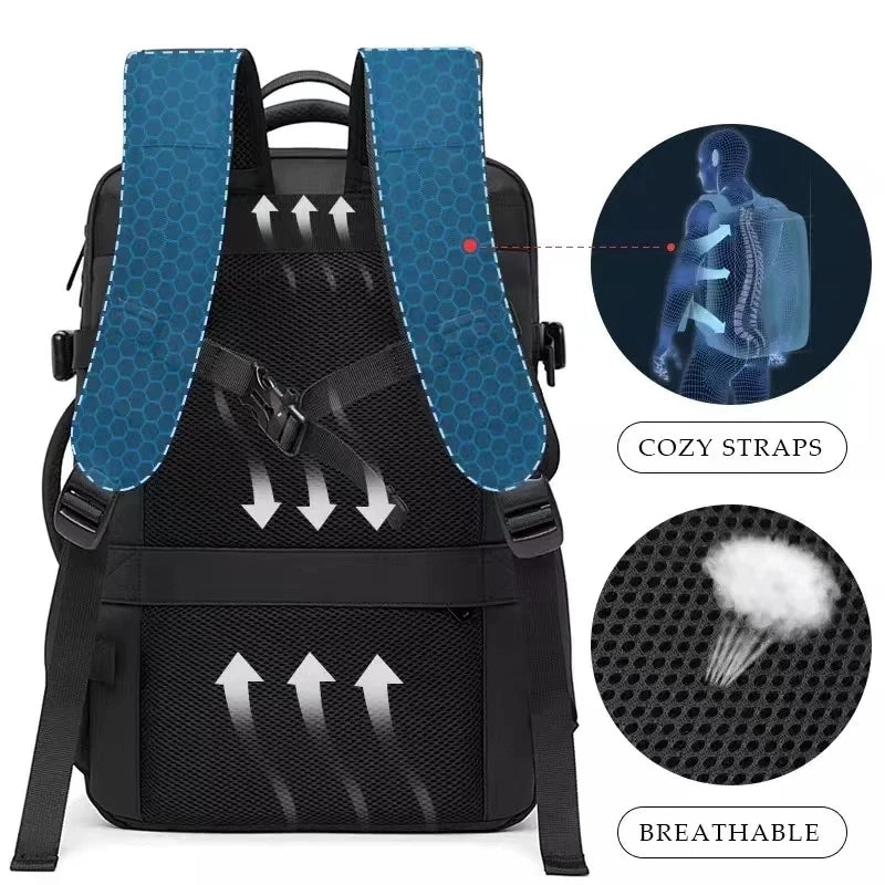 Men's Waterproof 17.3 in Laptop Backpack